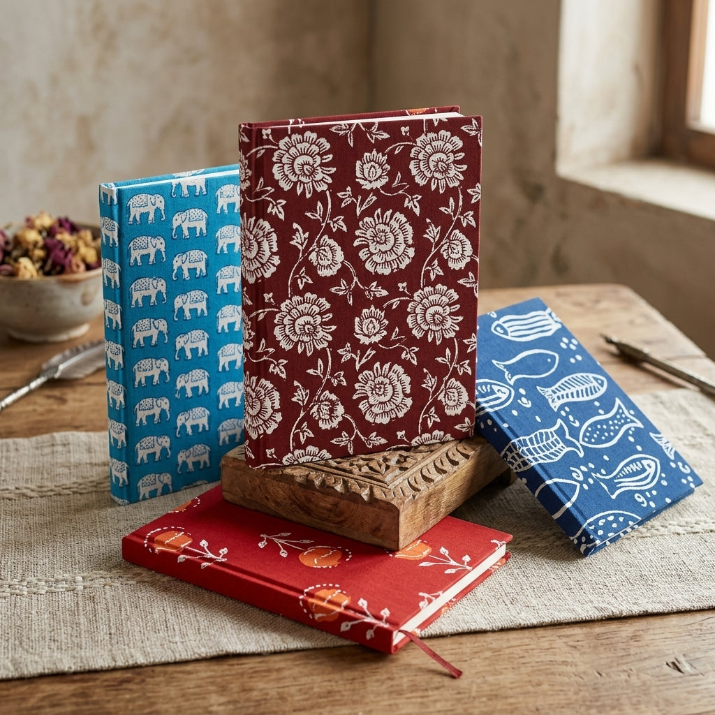 Cuadernos con Tapa de Algodón