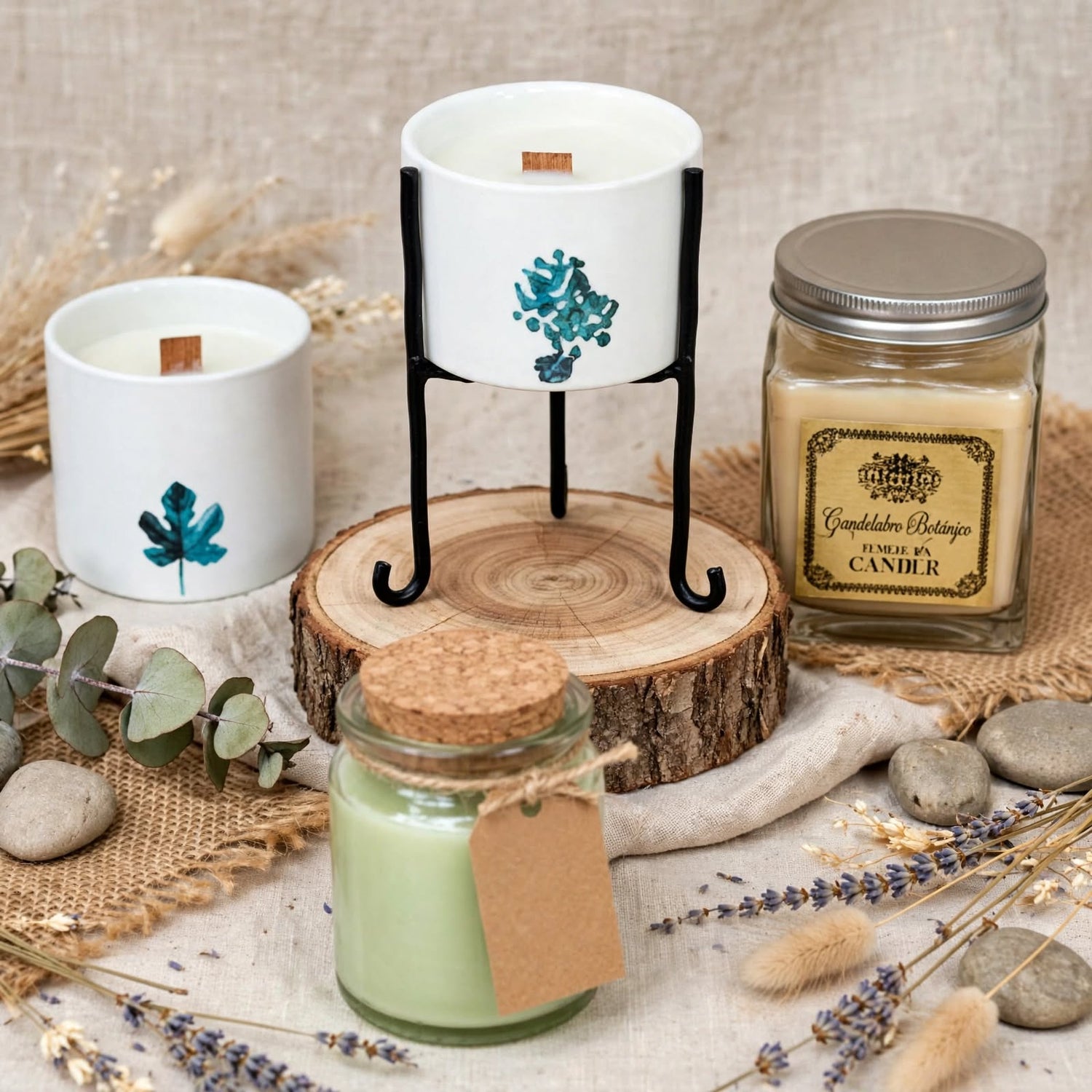 Velas Naturales de Soja