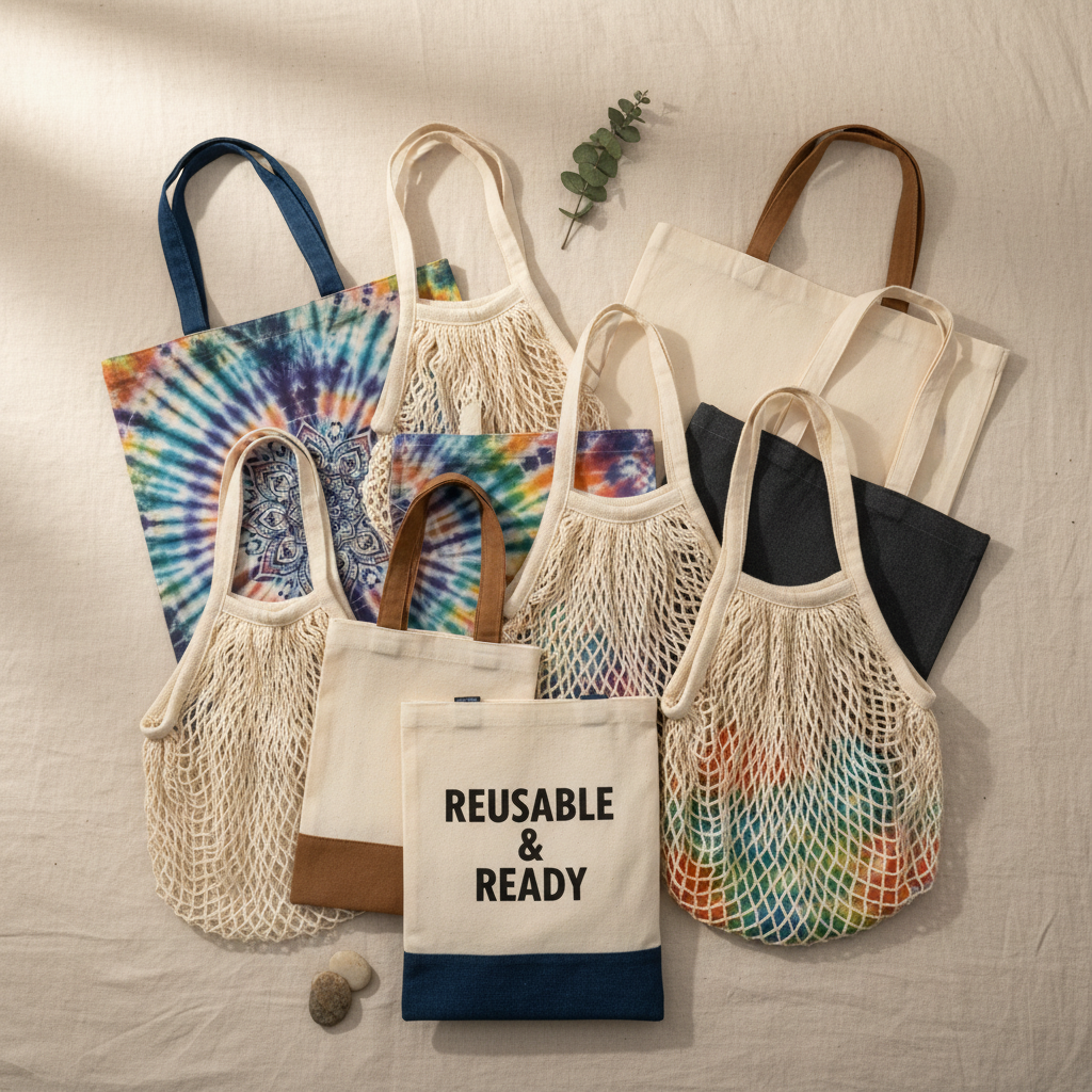Bolsas de Algodón Sencillas