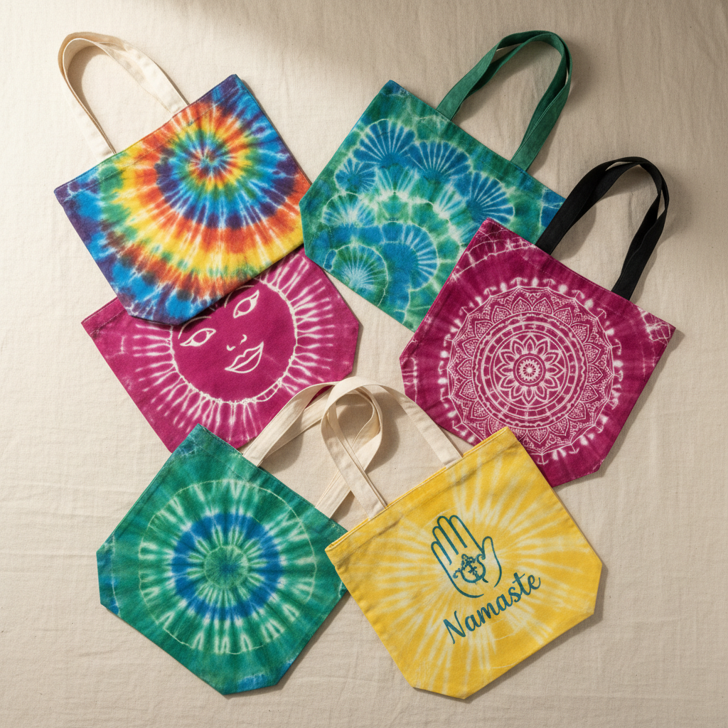Bolsas de Algodón Tie Dye