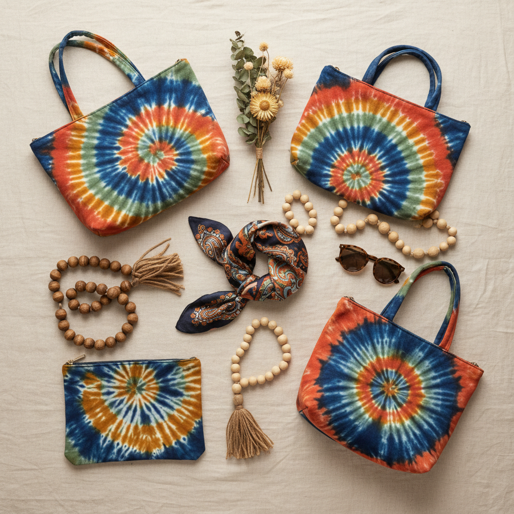 Bolso de Mano Tie Dye