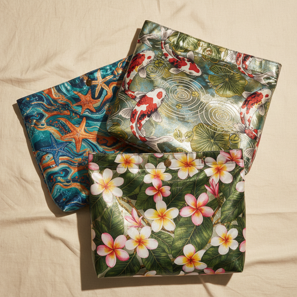 Bolsos grandes y brillantes