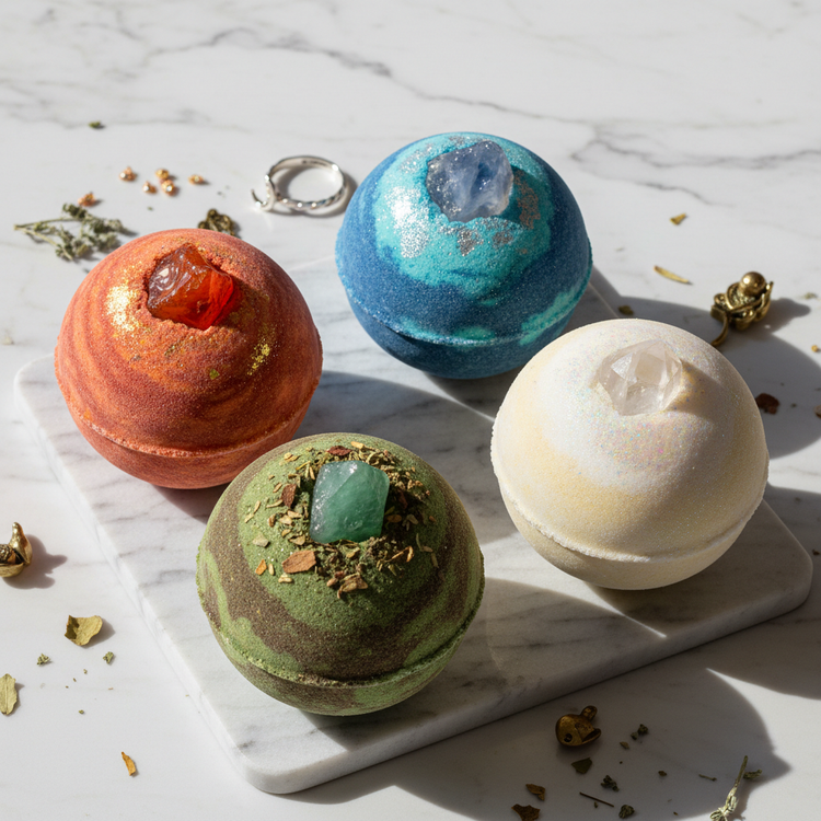 Bombas de Baño de Cristal Elemental