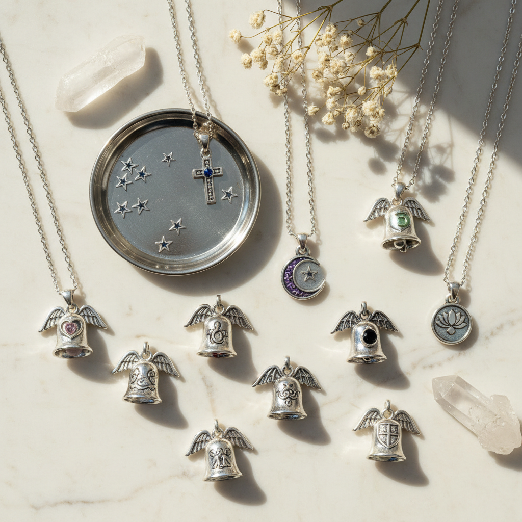 Collares con Campanitas de Plata