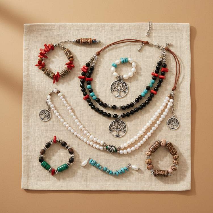 Collares y Pulseras de Nepal