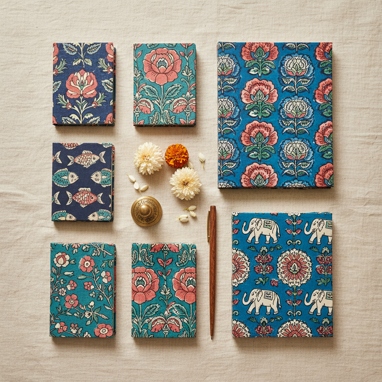 Cuadernos con Tapa de Algodón