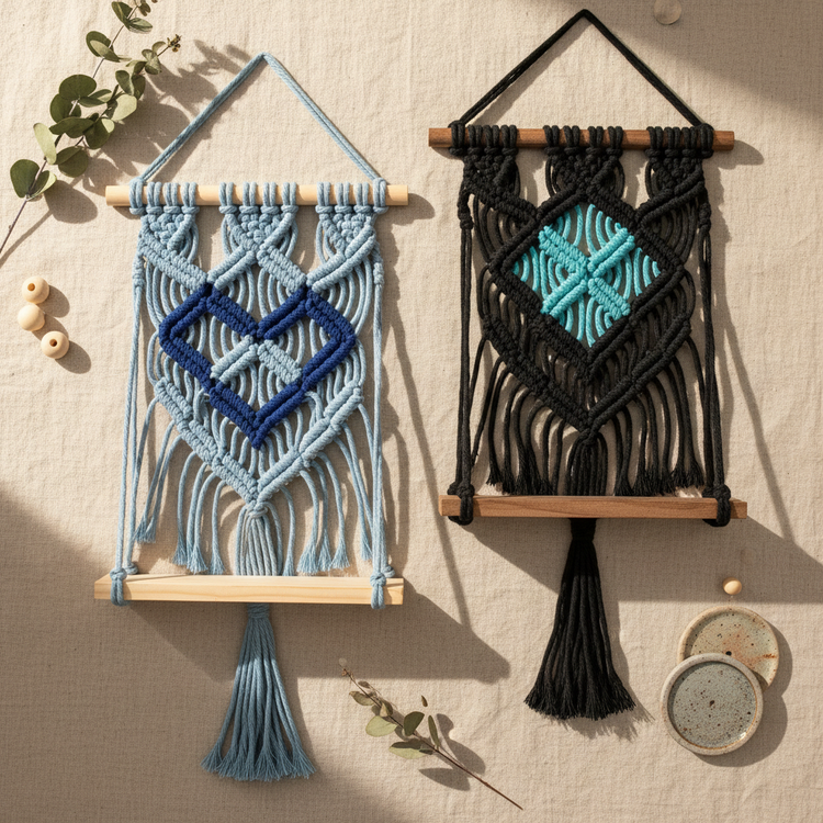 Estantería de Macramé