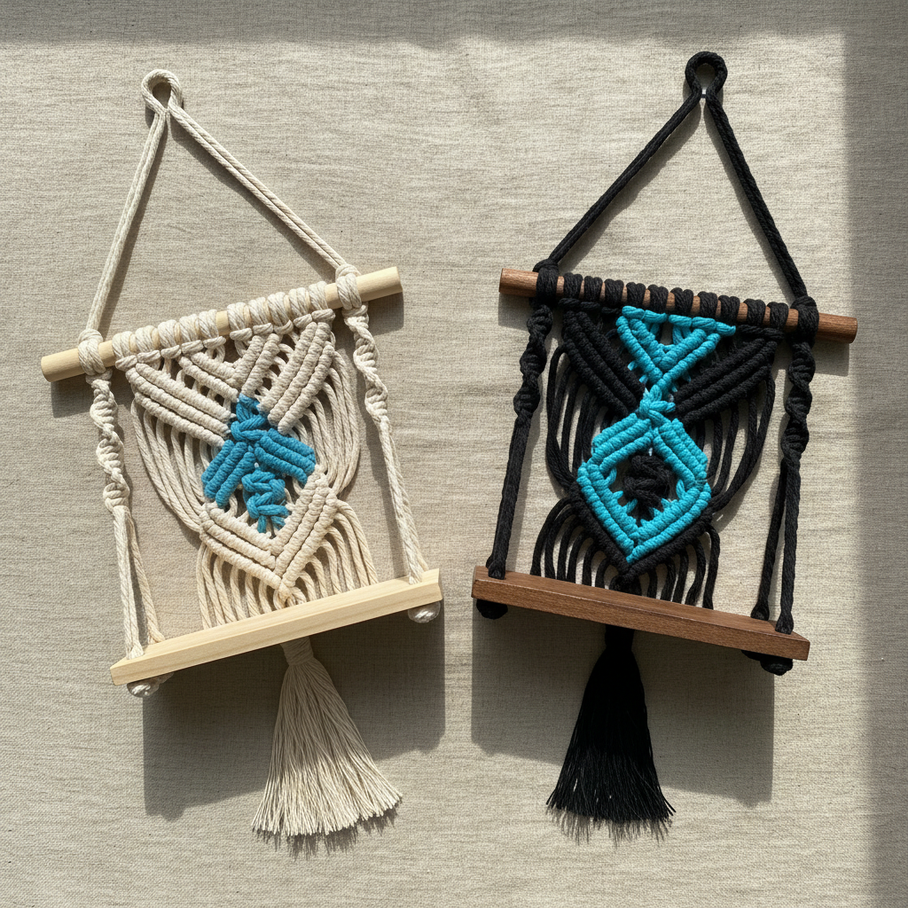 Estanterías de Macramé