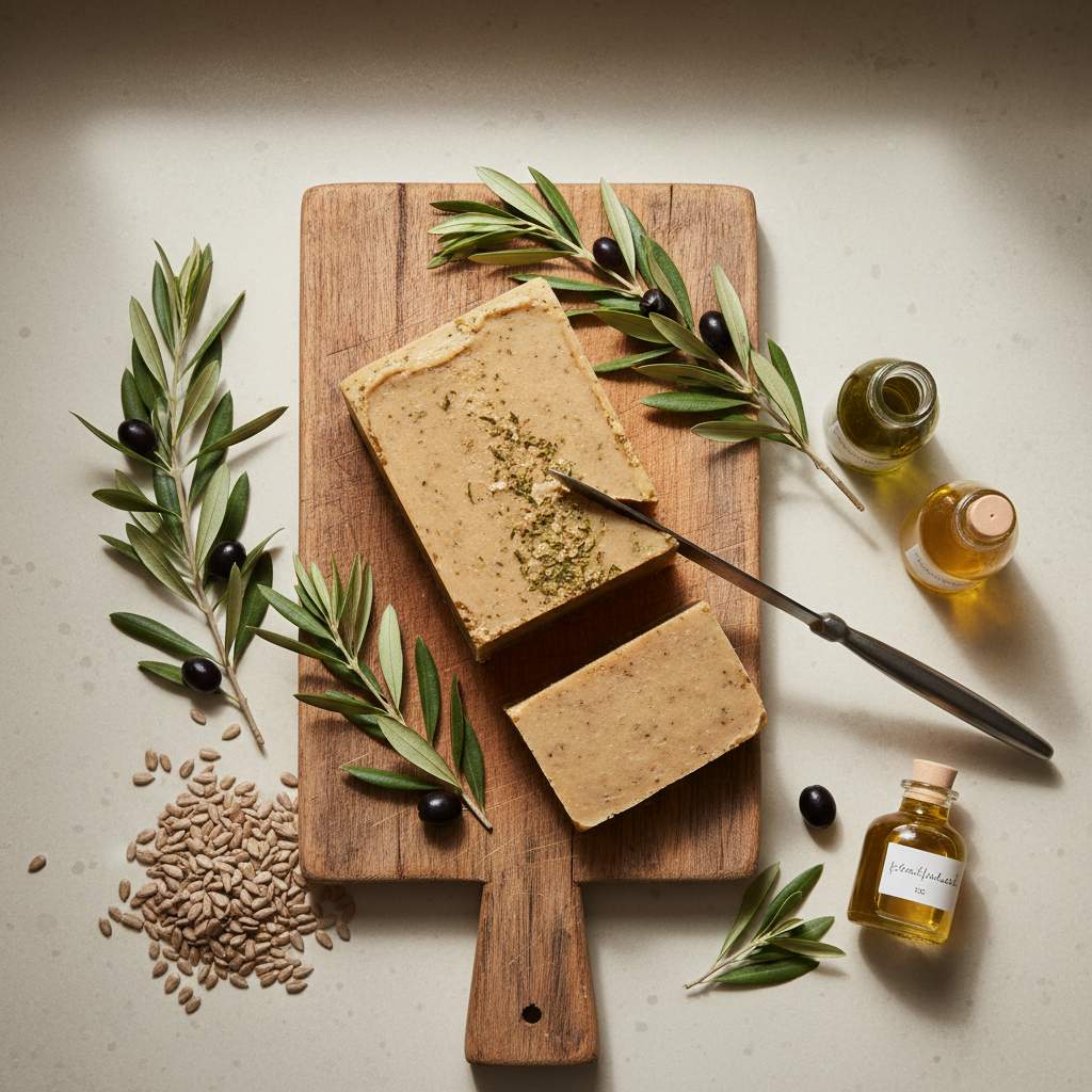 Jabón Artesanal con Aceite Vegetal