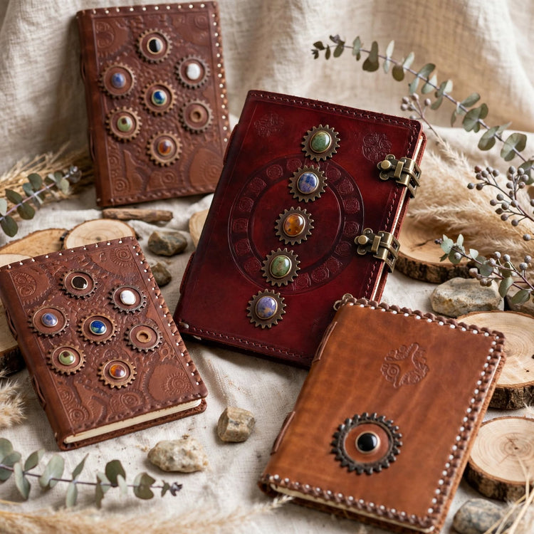 Portada Cuadernos de Cuero Vintage - El Bazar de Tizar