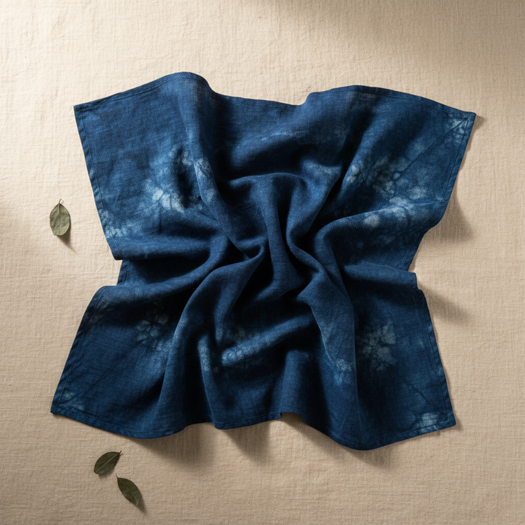 Manta Indigo Hecho a Mano