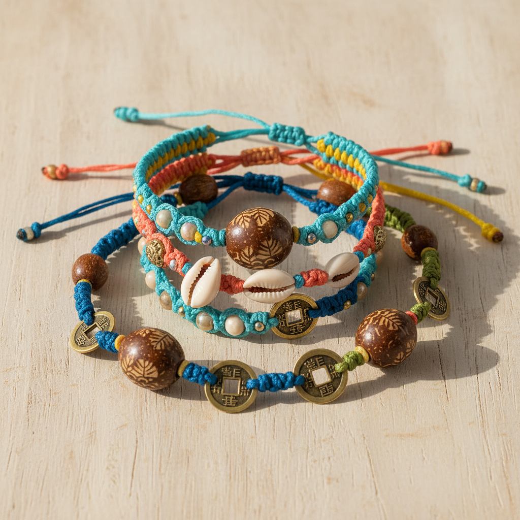 Pulseras de Amistad Hechas a Mano