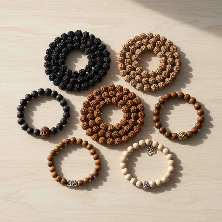 Rudraksha Buda Japa Mala