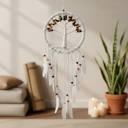 Tree of Life Dreamcatcher - Cotton 22cm (assorted)