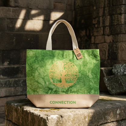 Bolsa All Natural - Verde - Árbol de la Vida - Conexión