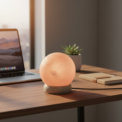 Quality USB ball salt lamp - 8 cm (multi)