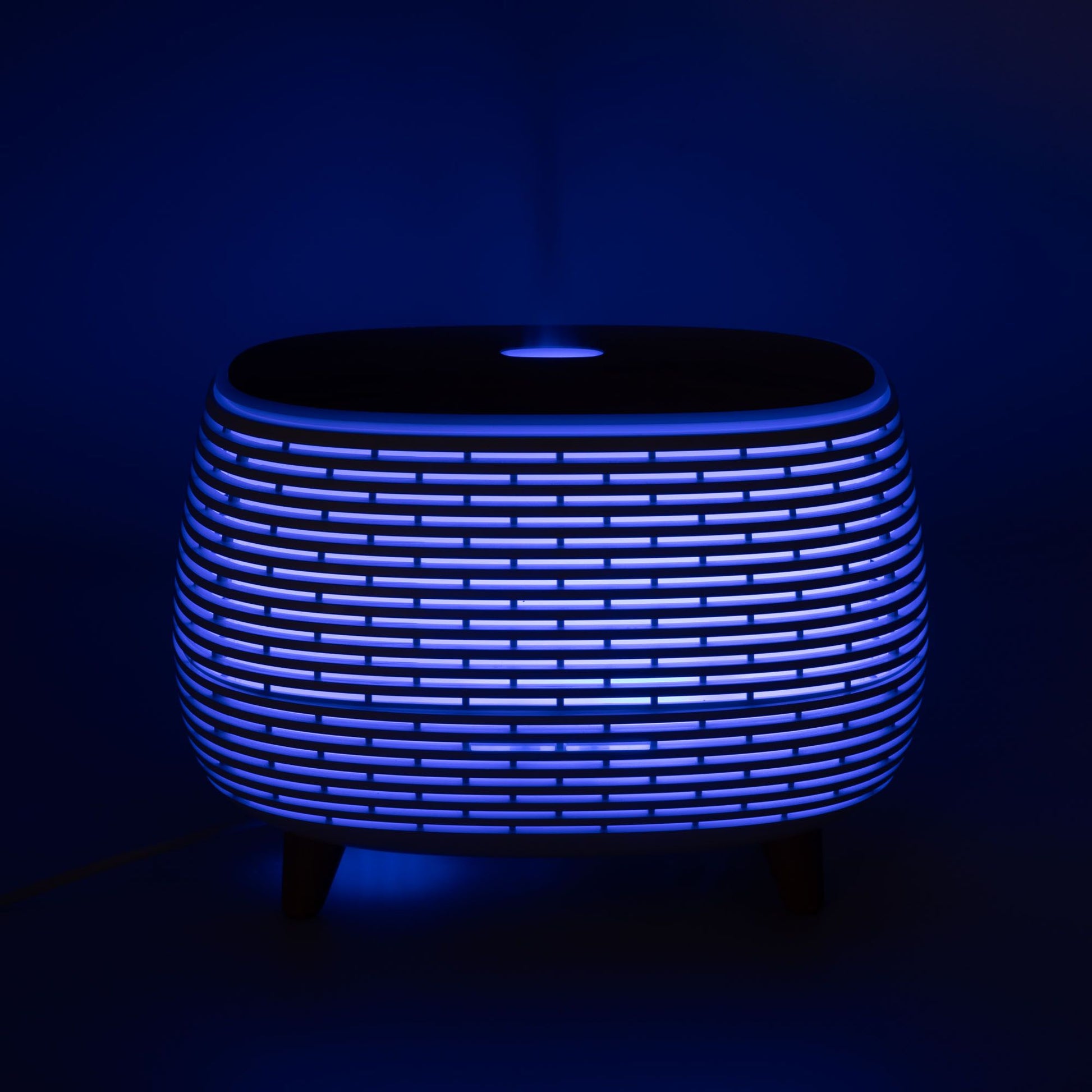 Aromaterapia Futurista con estrías - USB - Cambio de color - Control remoto - Difusores de aromas, aromaterapia