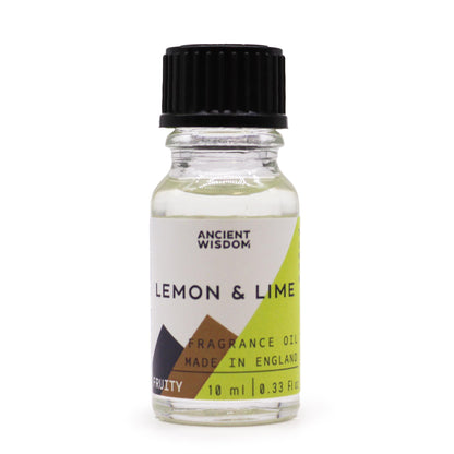 Aceites de Fragancia 10ml - Limón y lima - Aceites de Fragancia 10ml, Cruelty Free
