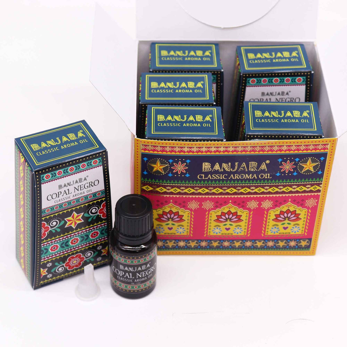 Aceite con Fragancia de la India Banjara 10ml - Copal Negro - Aceites de Fragancias Indias 10ml