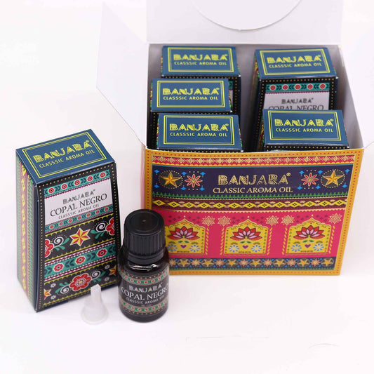 Aceite con Fragancia de la India Banjara 10ml - Copal Negro - Aceites de Fragancias Indias 10ml