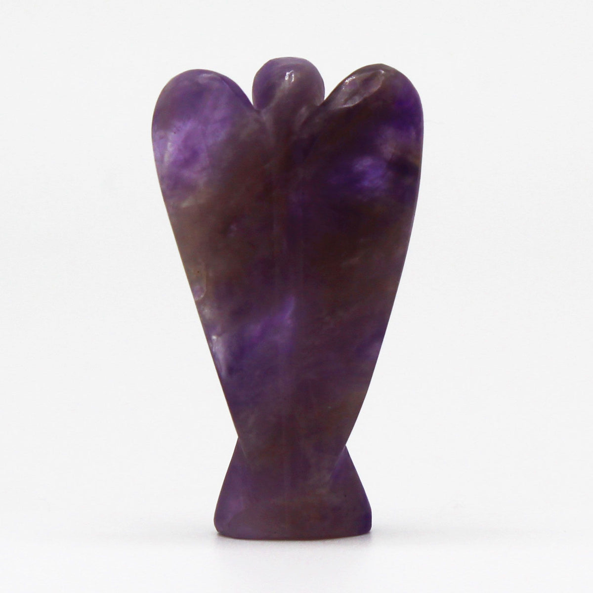 Ángel de piedra preciosa tallada a mano - amatista - Figuras de Piedras Preciosas, amatista