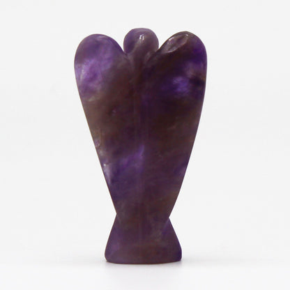 Ángel de piedra preciosa tallada a mano - amatista - Figuras de Piedras Preciosas, amatista