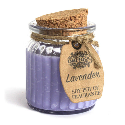 Vela de Cera de Soja Tarro - Lavanda - Velas de Cera de Soja