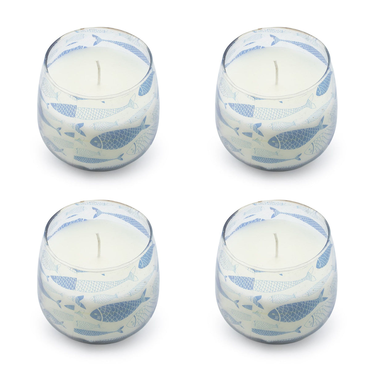 Velas en frascos de vidrio pequeños - Seabreeze