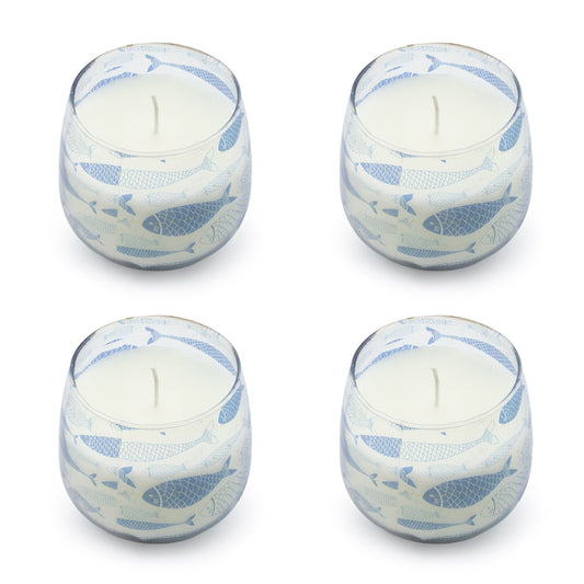 Velas en frascos de vidrio pequeños - Seabreeze