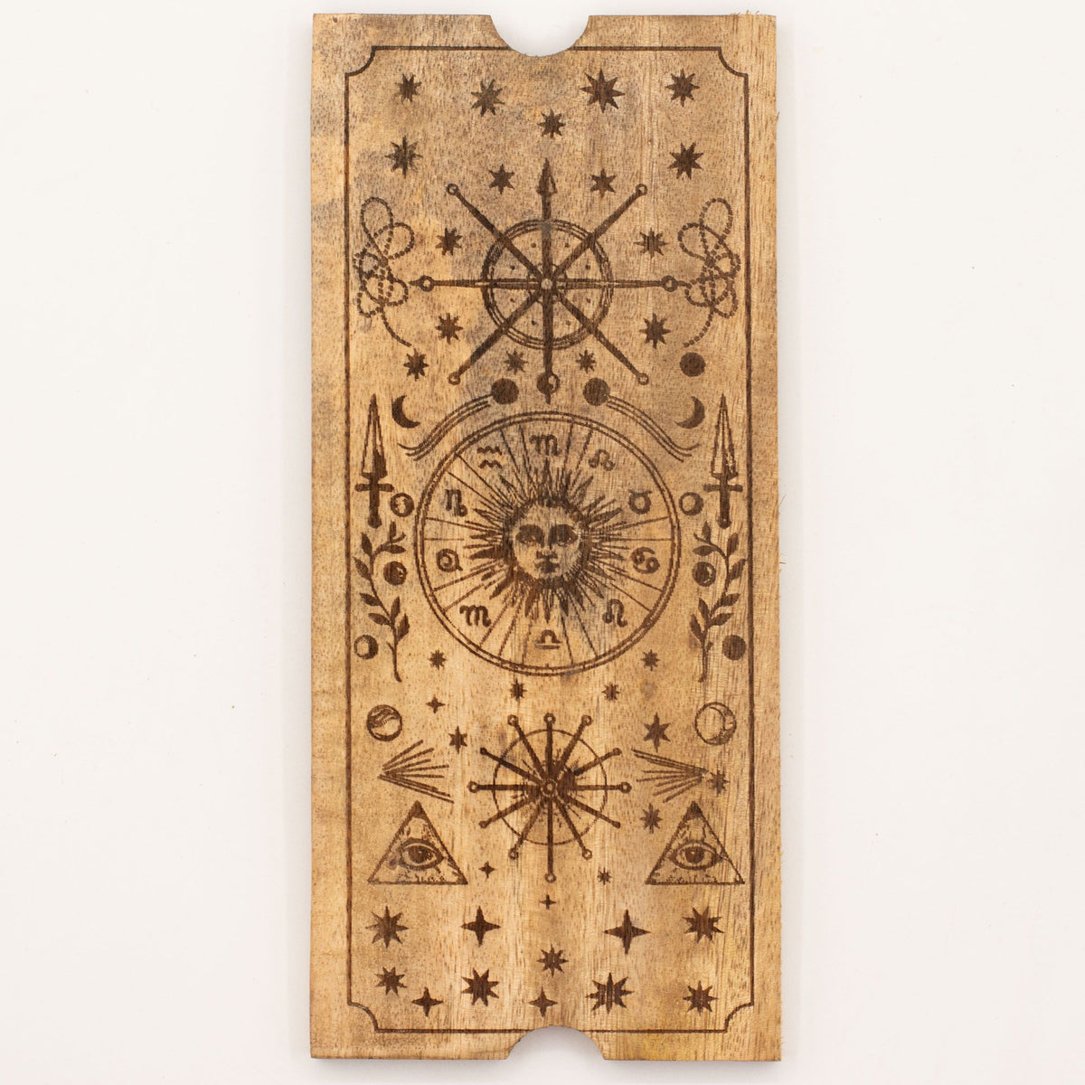Caja de tarot de cuatro compartimentos con soporte para cartas. - Almacenamiento de cartas del Tarot y cajas de lectura, Arti