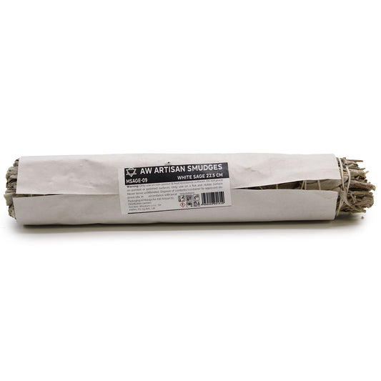 Atado de Hierba - Salvia Blanca 22.5 cm - Atados de Smudge – Envuelto individualmente