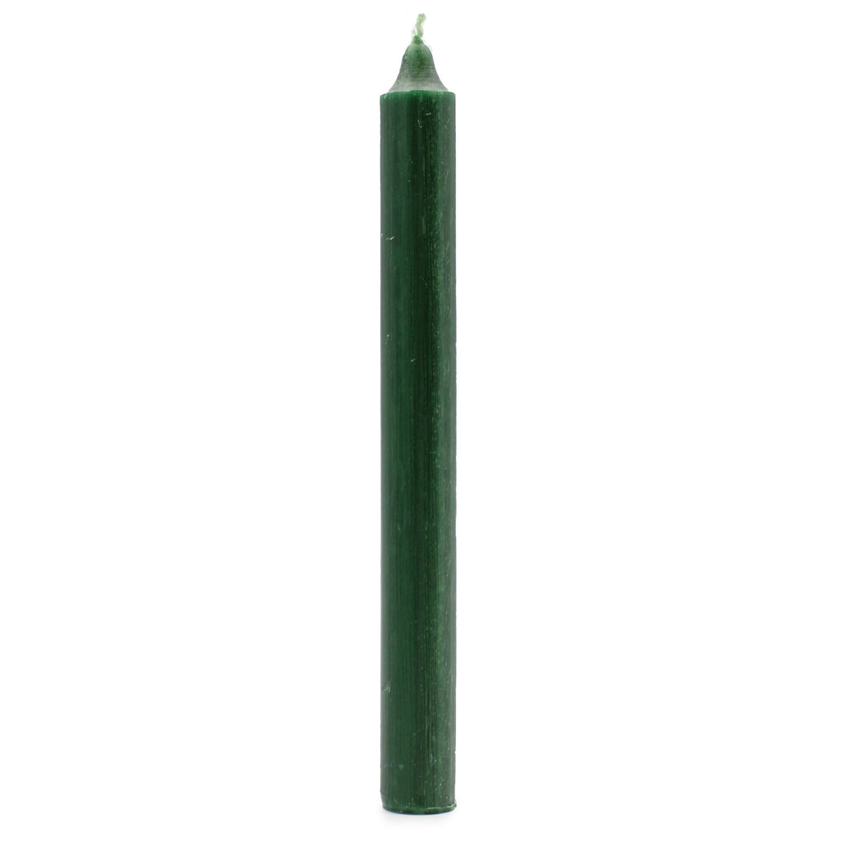 Velas a Granel de Color Sólido - Verde Acebo Rústico - Paquete de 10 - Velas de Cena de Color Sólido - Pack de 10 Unidades