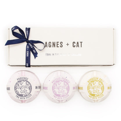 Agnes + Cat Set de regalo de bombas de baño Jardín Secreto