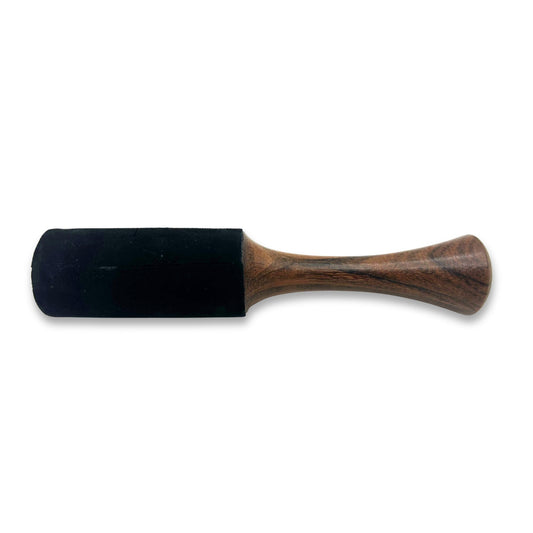 Palo de Madera - 18x3 cm - Mango Tubular Mediano con Doble Aro