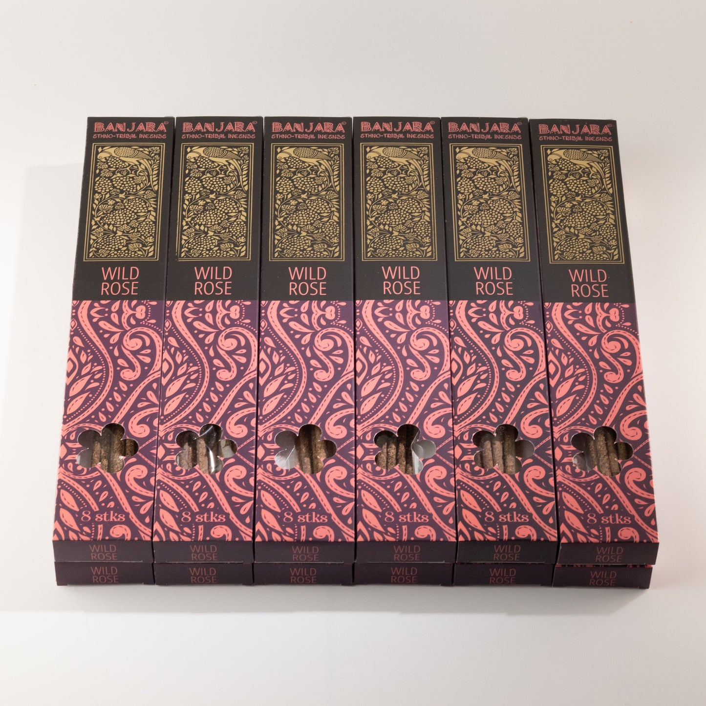 Incienso Banjara Extra Largo - Rosa silvestre - Incienso Banjara Extra Largo, Gift Packaging