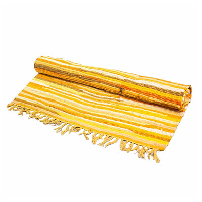 Grand tapis en tissu - 150x90 cm - qualité supérieure - Oranges du lever du soleil