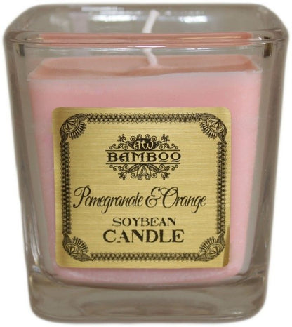 Vela de Cera de Soja - Granada y naranja - Velas de Cera de Soja, cera de soja