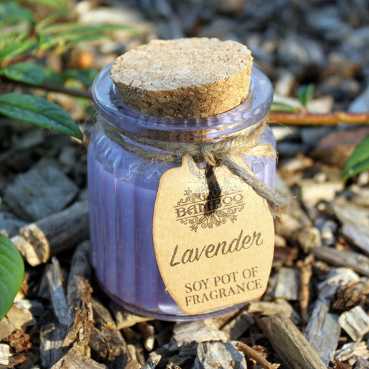Vela de Cera de Soja Tarro - Lavanda - Velas de Cera de Soja