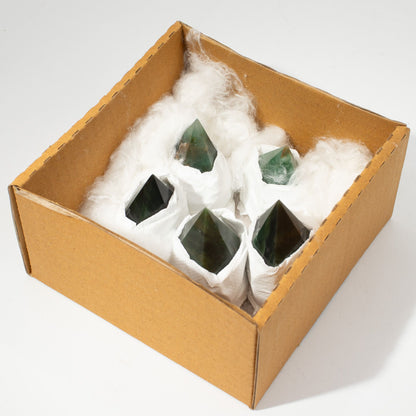 Puntas pulidas de piedras preciosas - aventurina verde (aprox. 5-6 piezas) - Puntas de Gemas