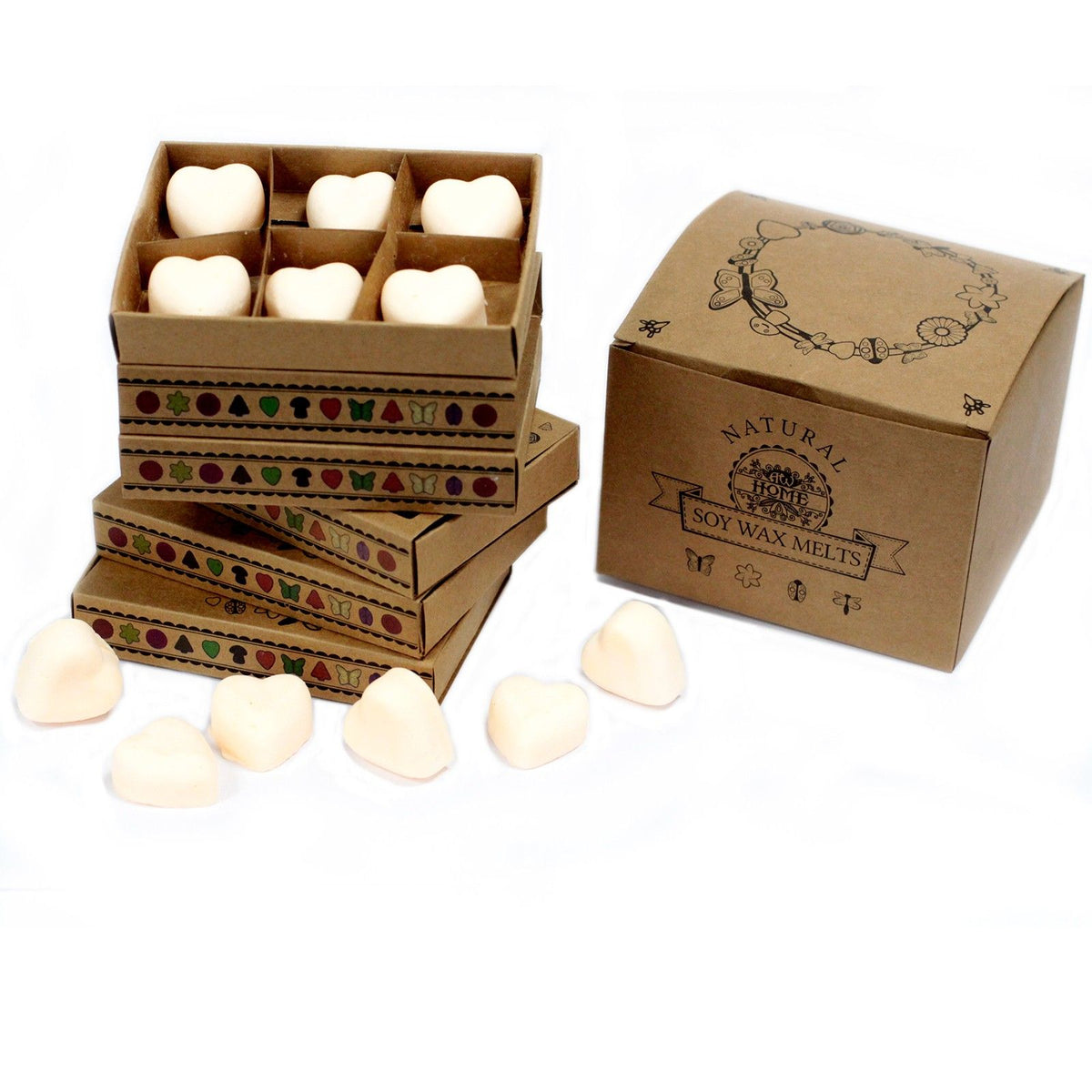Caja de 6 ceras de Soja - Mantequilla De Brandy - Ceras de Soja de Lujo