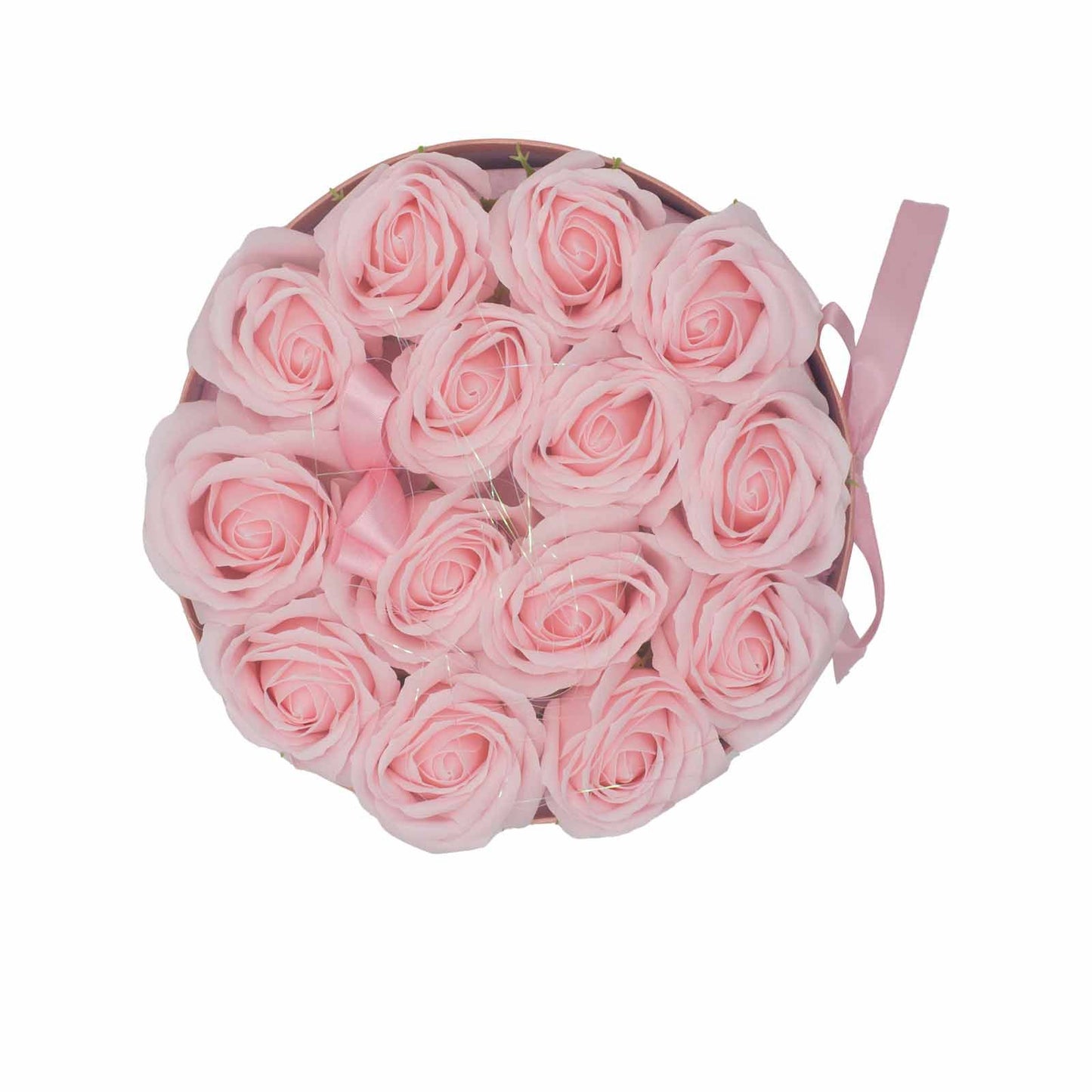 Caja de Regalo - Rosas de Jabón · 14 ud Rosa Redonda