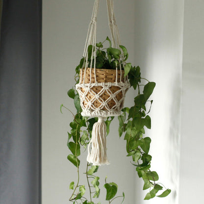 Macetero de Macrame - Doble
