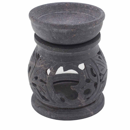 Quemador de aceite pequeño de esteatita 8cm - Om