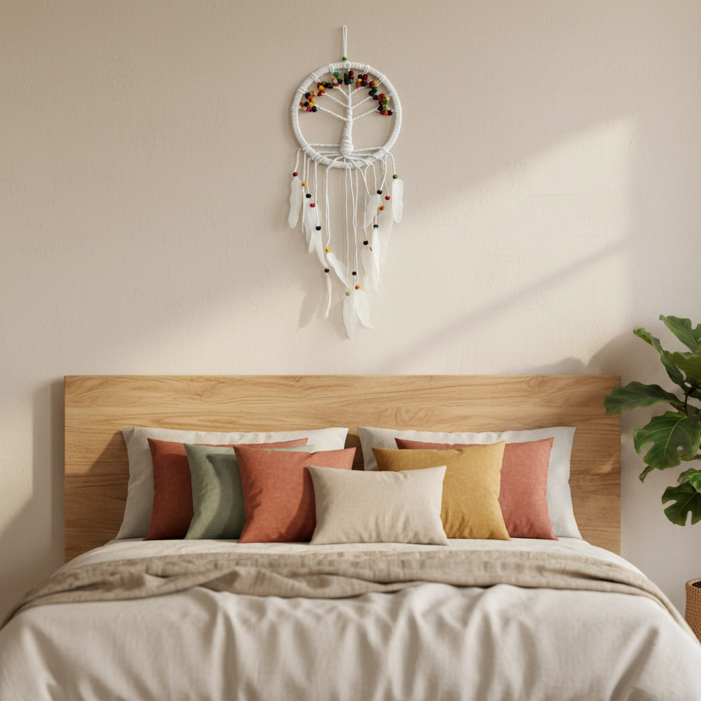 Tree of Life Dreamcatcher - Cotton 22cm (assorted)
