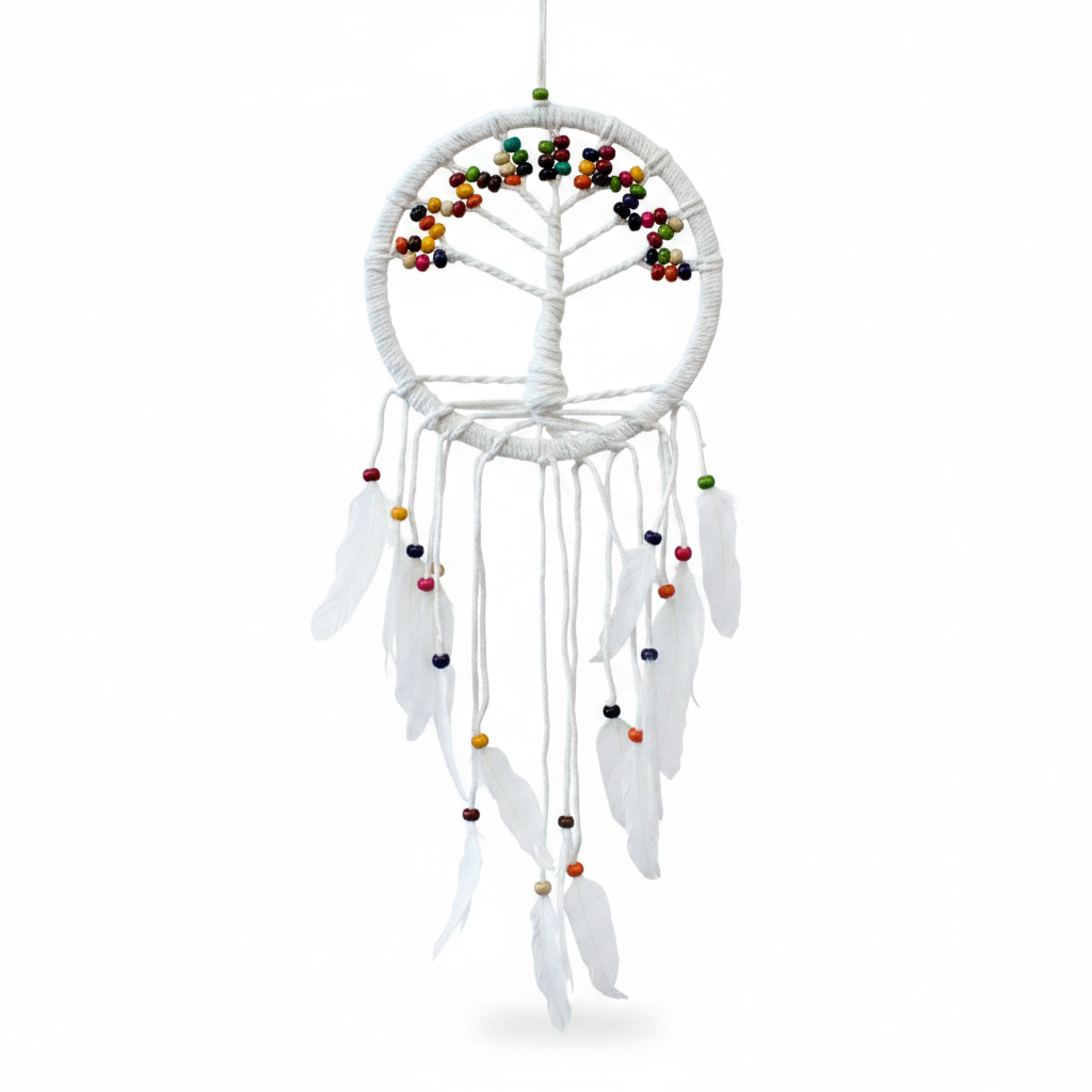 Árbol de la vida Atrapasueños - Algodón 22cm (surtido) - Árbol de la vida Atrapasueños, algodón
