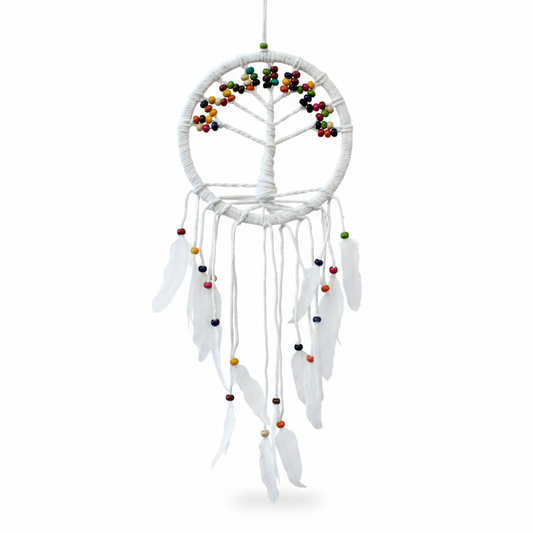 Árbol de la vida Atrapasueños - Algodón 22cm (surtido) - Árbol de la vida Atrapasueños, algodón