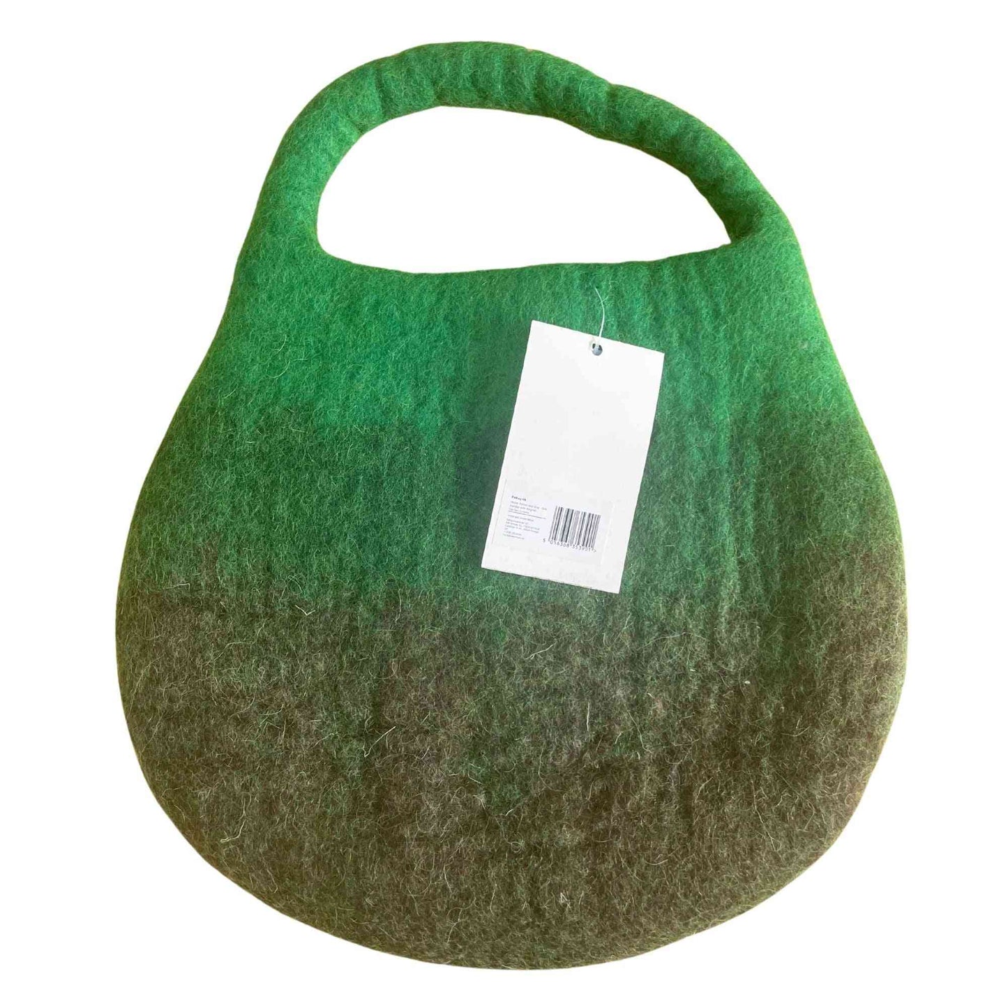 Bolsa de abejas de fieltro al agua - Un asa con imán - Tonos Verdes