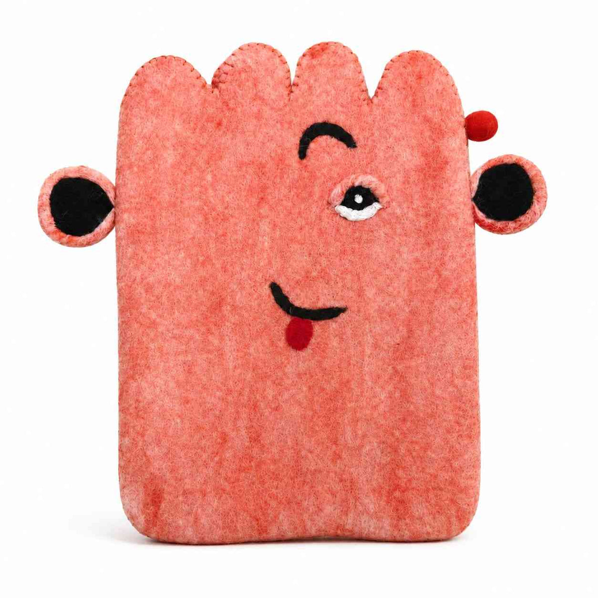 Funda de fieltro para portátil (hasta 14")  - Cara rosa bonita
