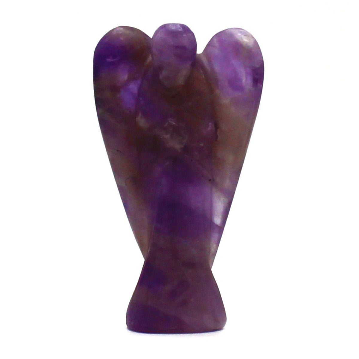 Ángel de piedra preciosa tallada a mano - amatista - Figuras de Piedras Preciosas, amatista