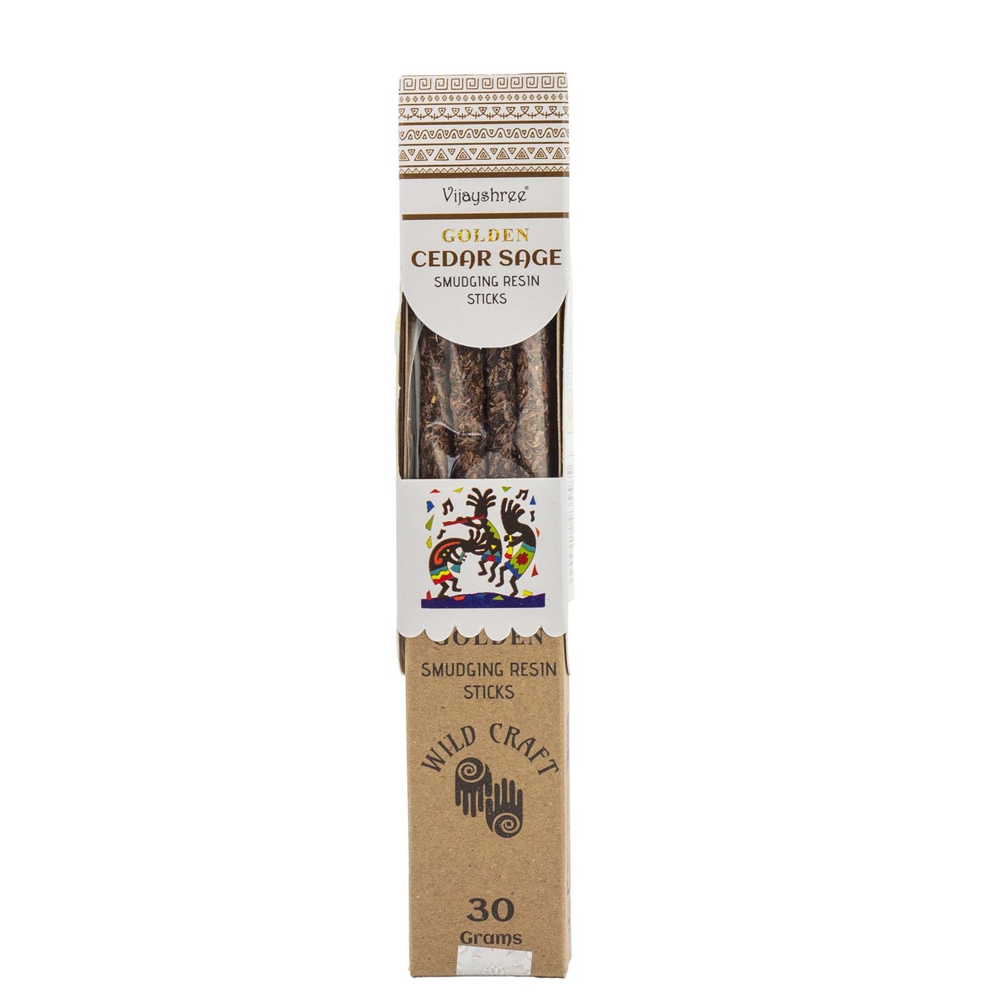 Varillas de resina para difuminar salvia y cedro dorado 30g (6 unidades)